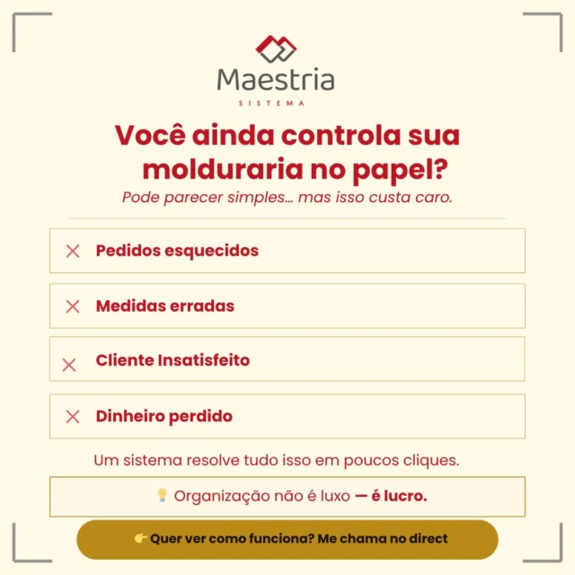 Para mais informações acesse o link na Bio.
#saas #sistemadegestao#controledeestoque #molduras