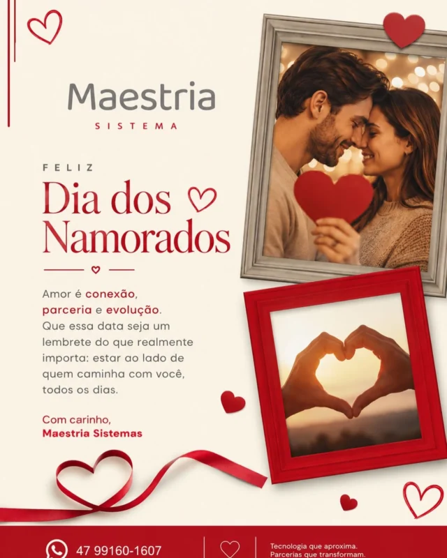 Desejamos a todos um feliz dia dos namorados!
Com muita conexão !!
#sistemadegestão #diadosnamorados❤️ #saas#molduras #vidracaria