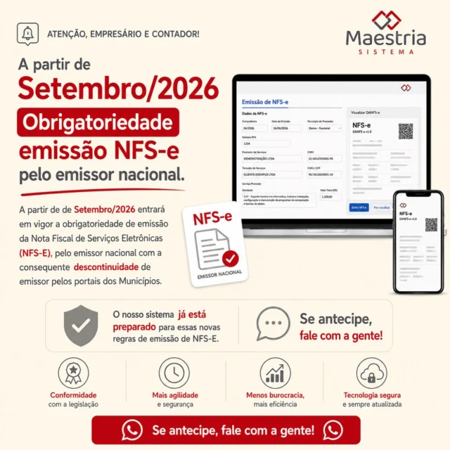 💻Venha você também potencializar a gestão do seu negócio !🚀🚀
#obrigatoriedadefiscal #contabilidade #notafiscal
